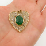 Load image into Gallery viewer, Buy Now 14K Solid Gold Heart Pendant