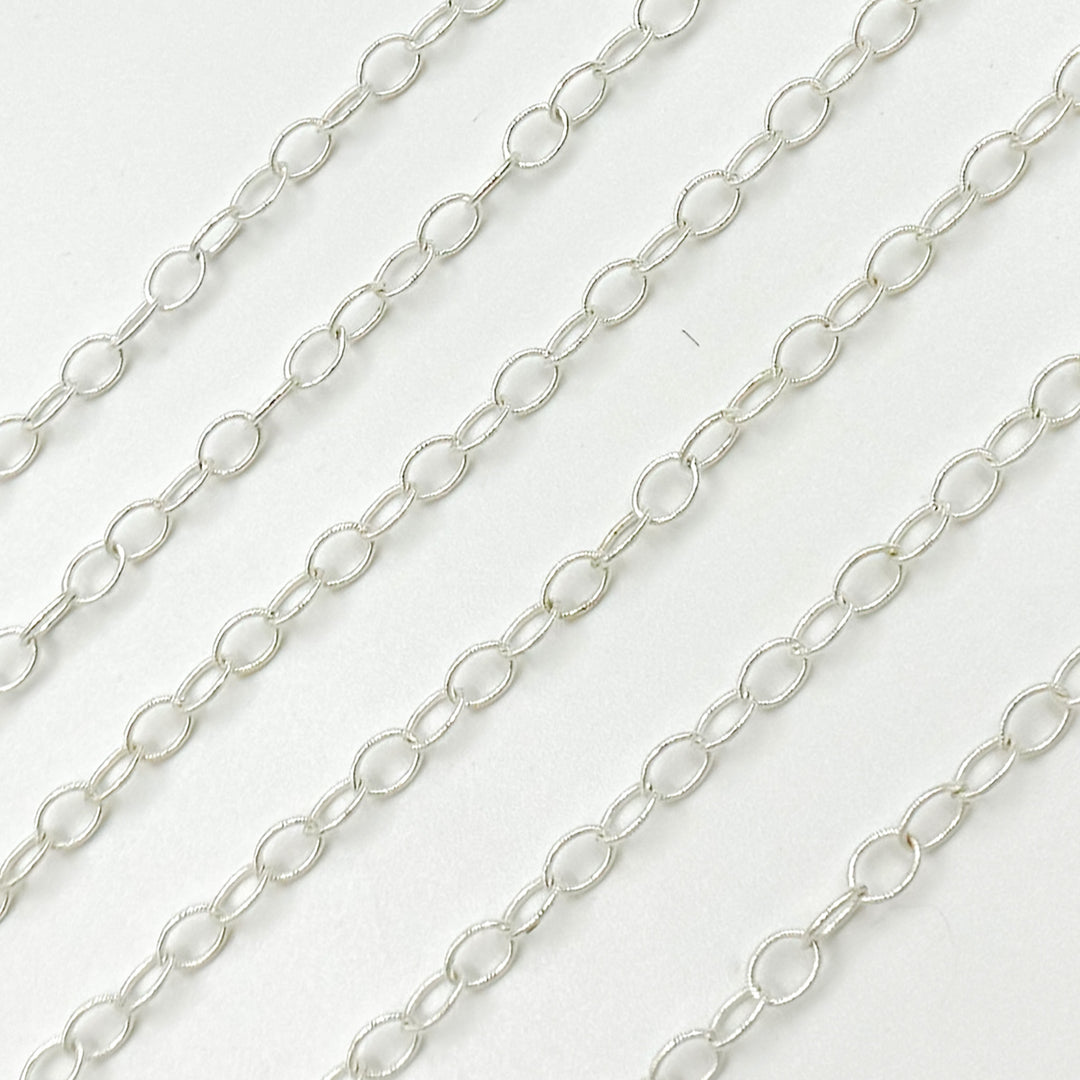 1808MSS. Sterling Silver Twisted Cable Chain