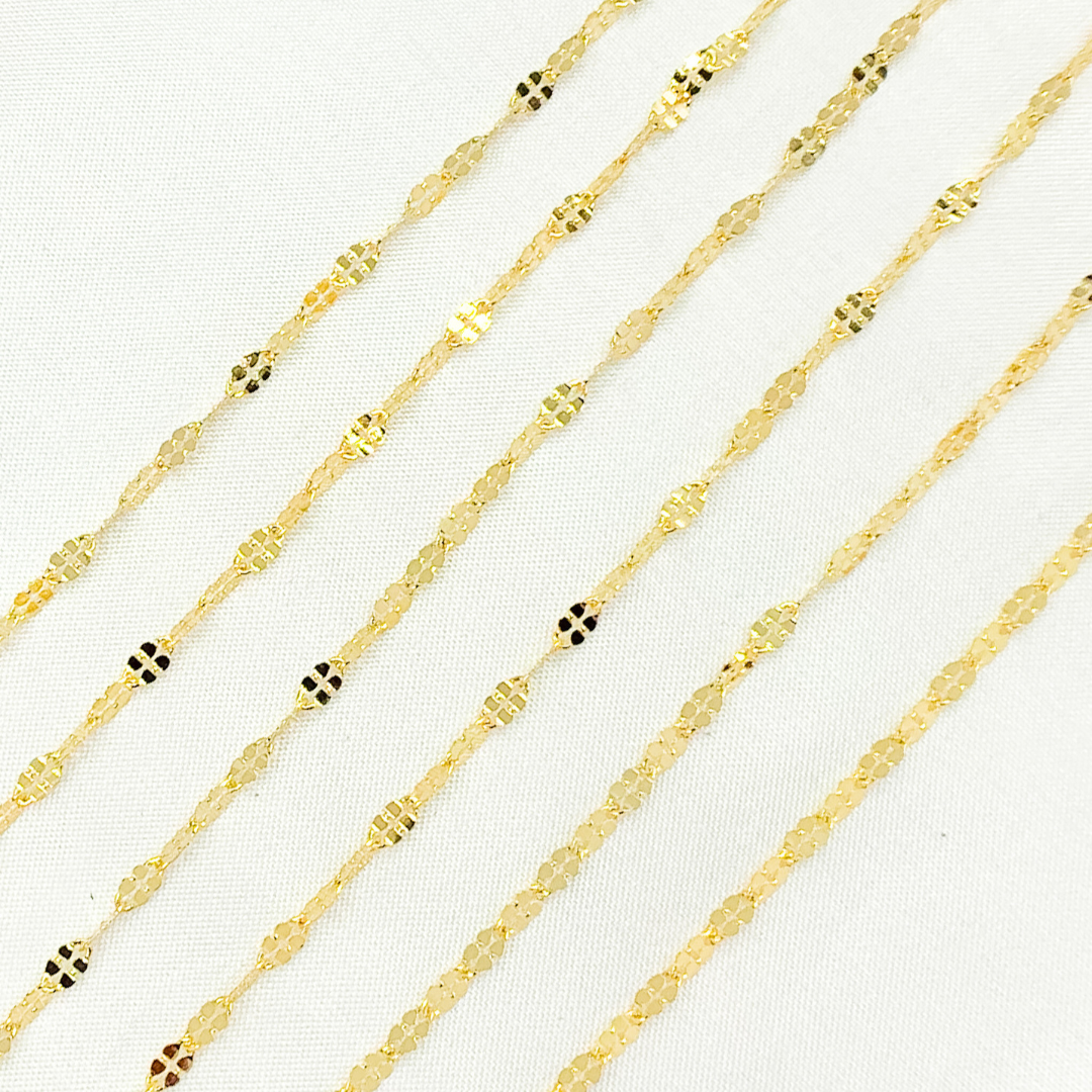 Z66GP. Gold Plated 925 Sterling Silver Designer Link Chain