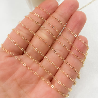 Buy Now Gold-Filled Flat Oval Link Chains