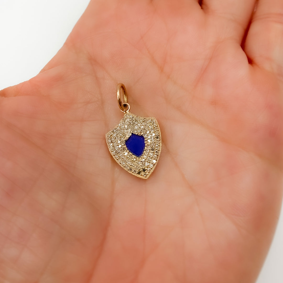 Buy Now Solid Gold Shield Pendant