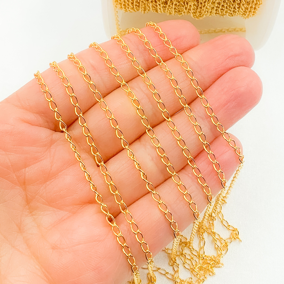2007CGF. 14k Gold Filled Cable Link Chain