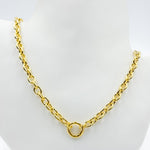 Load image into Gallery viewer, 150HVI2644169. 14K Solid Gold Cable Hollow Link Chain