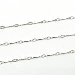 Load image into Gallery viewer, 925 Sterling Silver Dapped Bar 8x1mm &amp; Oval Link Chain. 568SS
