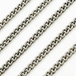 Load image into Gallery viewer, Y3OX. Sterling Silver Oxidized Curb Chain
