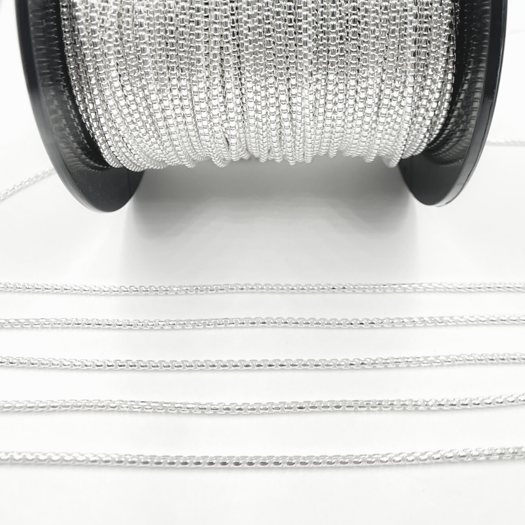 Y49SS. Sterling Silver Round Box Chain