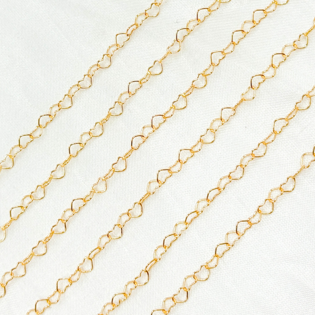 Gold Filled Heart Link Chain