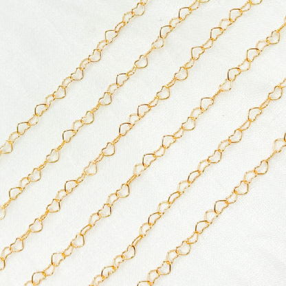 Gold Filled Heart Link Chain