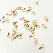 1.4MM Gold Filled Crimp Endcap with Ring