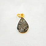 Load image into Gallery viewer, DC296. Diamond Sterling Silver Drop Charm
