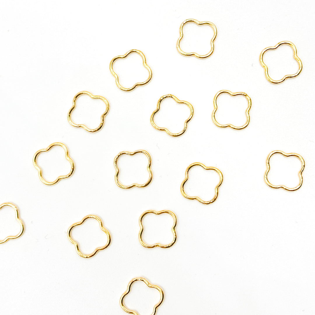 V291MGF. 14k Gold Filled Clover Charm