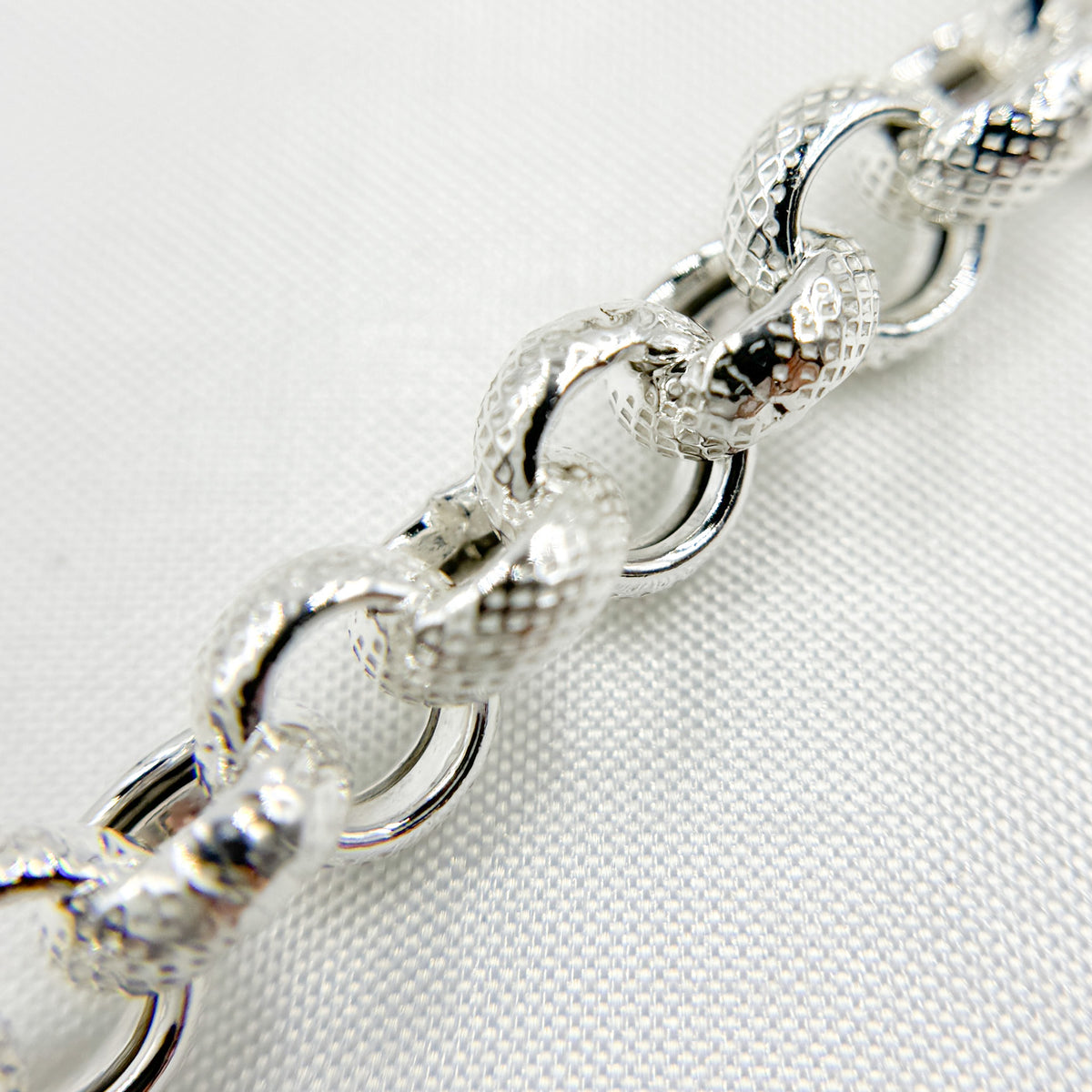 925 Sterling Silver Textured Chains