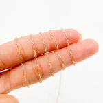 Load image into Gallery viewer, XM1003TT. 14k Gold Filled 1 Long &amp; 3 Sterling Silver Short Link Chain
