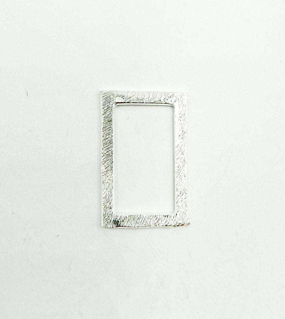 925 Sterling Silver Rectangular Shape. RS3