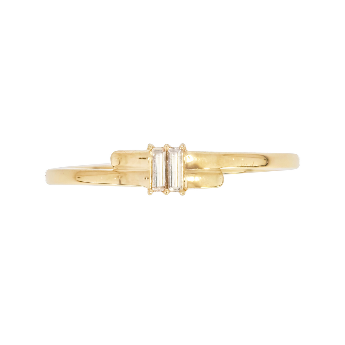 DRN01907. 14K Solid Yellow Gold Diamond Ring
