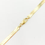 Load image into Gallery viewer, HER3GP. Gold Plated 5.5mm Herringbone Necklace
