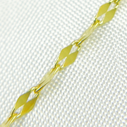 Buy Now Gold Plated 925 Sterling Silver Flat Marina Link Chain