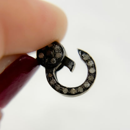 Silver Round Trigger Clasp