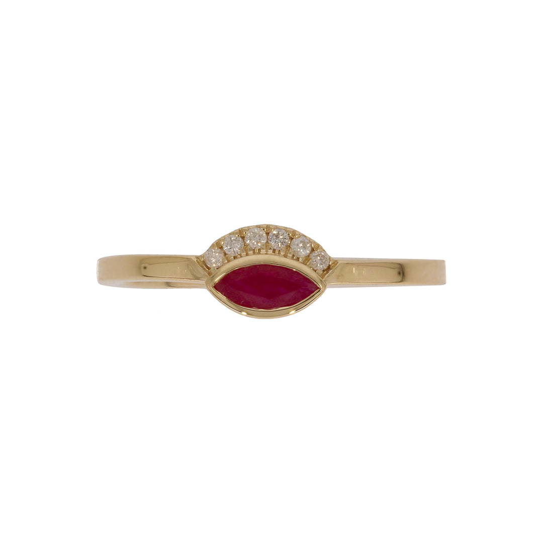 CR97258. 14K Solid Gold Diamond and Gemstone Rings