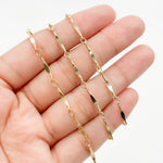 Load image into Gallery viewer, 70/8720BD/SP. 14K Gold Filled Dapped Bar Chain