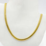 Load image into Gallery viewer, 500J02TULIPAN. 14K Solid Gold Bismark Mesh Necklace