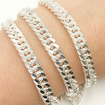 Load image into Gallery viewer, 925 Sterling Silver Double Curb Chain. Y69SS
