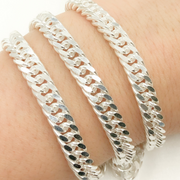 Y69SS. Sterling Silver Double Curb Chain