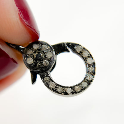 Sterling Silver Round Trigger Clasp