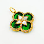 Load image into Gallery viewer, KG205. 14K Gold Flower Pendant