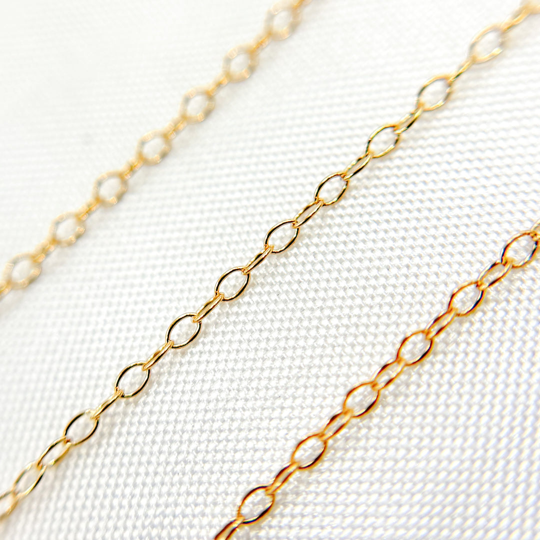 822GF. 14K Gold Filled Cable Chain