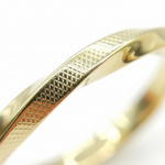 Load image into Gallery viewer, GER129. 14K Solid Gold Twisted Hoop with Texture
