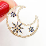 Load image into Gallery viewer, Buy Now Gold Moon Pendant
