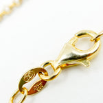 Load image into Gallery viewer, 28Necklace. Gold Pated Sterling Silver Rolo Necklace