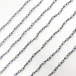 Load image into Gallery viewer, TAN5. Tanzanite Wire Wrap Chain
