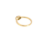 Load image into Gallery viewer, 14k Solid Gold Diamond and Blue Sapphire Eye Ring. RFB17775BS
