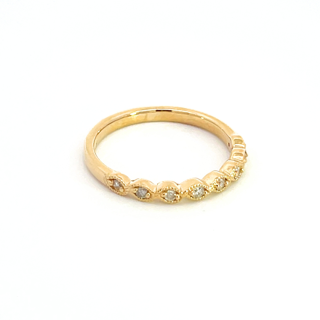 14k Solid Gold Diamond Ring. RAB01222