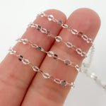 Load image into Gallery viewer, 1208SS. Sterling Silver Flat Marina Chain
