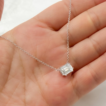 NFI71519. 14K Solid Gold Diamond Necklace
