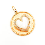 Load image into Gallery viewer, Shop Now 14K Gold Heart Pendant
