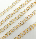 Load image into Gallery viewer, 14k Gold Filled Twisted Round  Link Chain. 679TWGF
