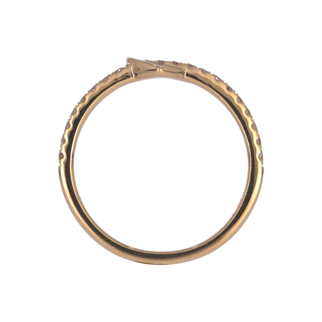 RFD19702. 14K Solid Gold Diamond Heart Ring