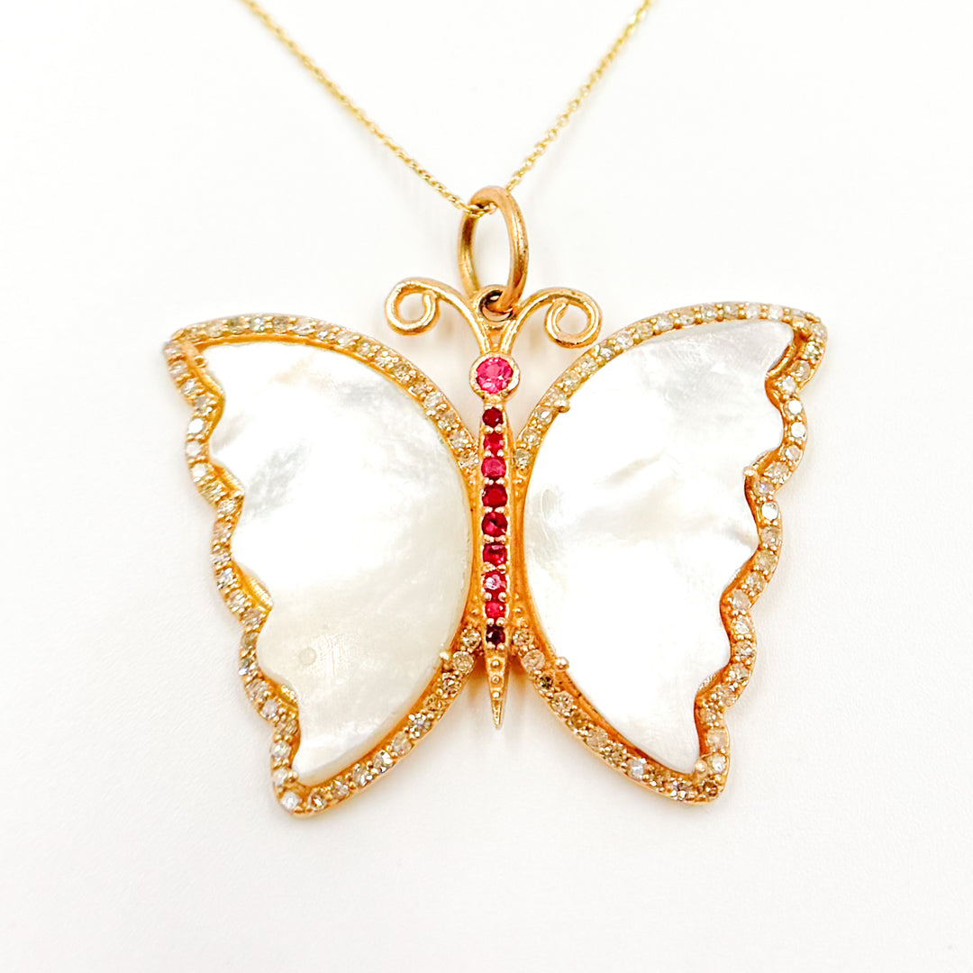 Shop 14K Gold Butterfly Pendant