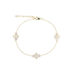 Load image into Gallery viewer, BFI61267. 14k Solid Gold Diamond Bracelet