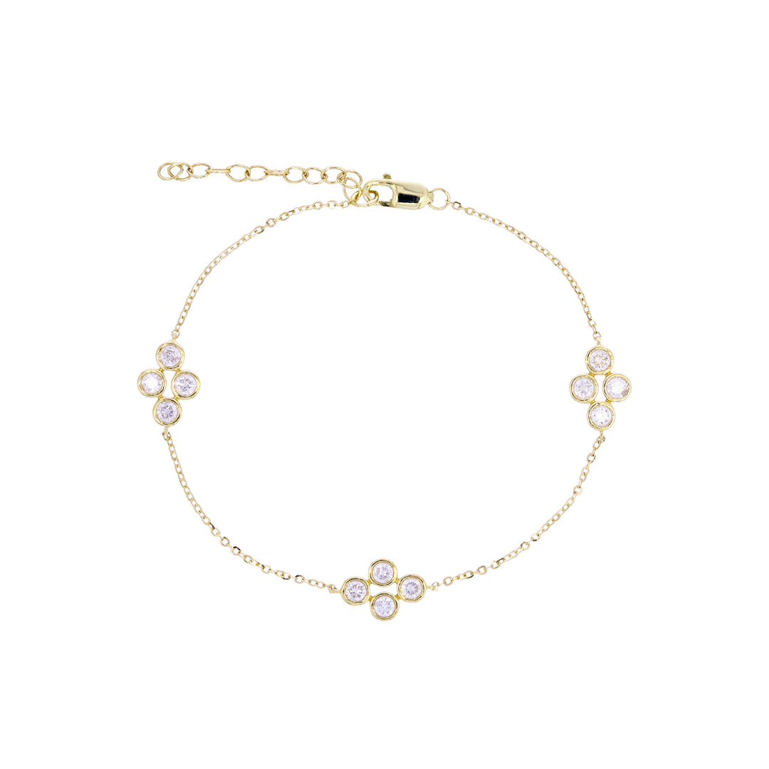 BFI61267. 14k Solid Gold Diamond Bracelet