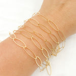 Load image into Gallery viewer, 700TWGF. 14K Gold Filled Twisted Oval Link Chain
