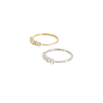 Load image into Gallery viewer, 14k Solid Gold Baguette Diamond Bars Ring. RN406669
