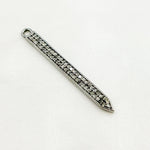 Load image into Gallery viewer, DC681. Diamond Black Rhodium Sterling Silver Spike Charm
