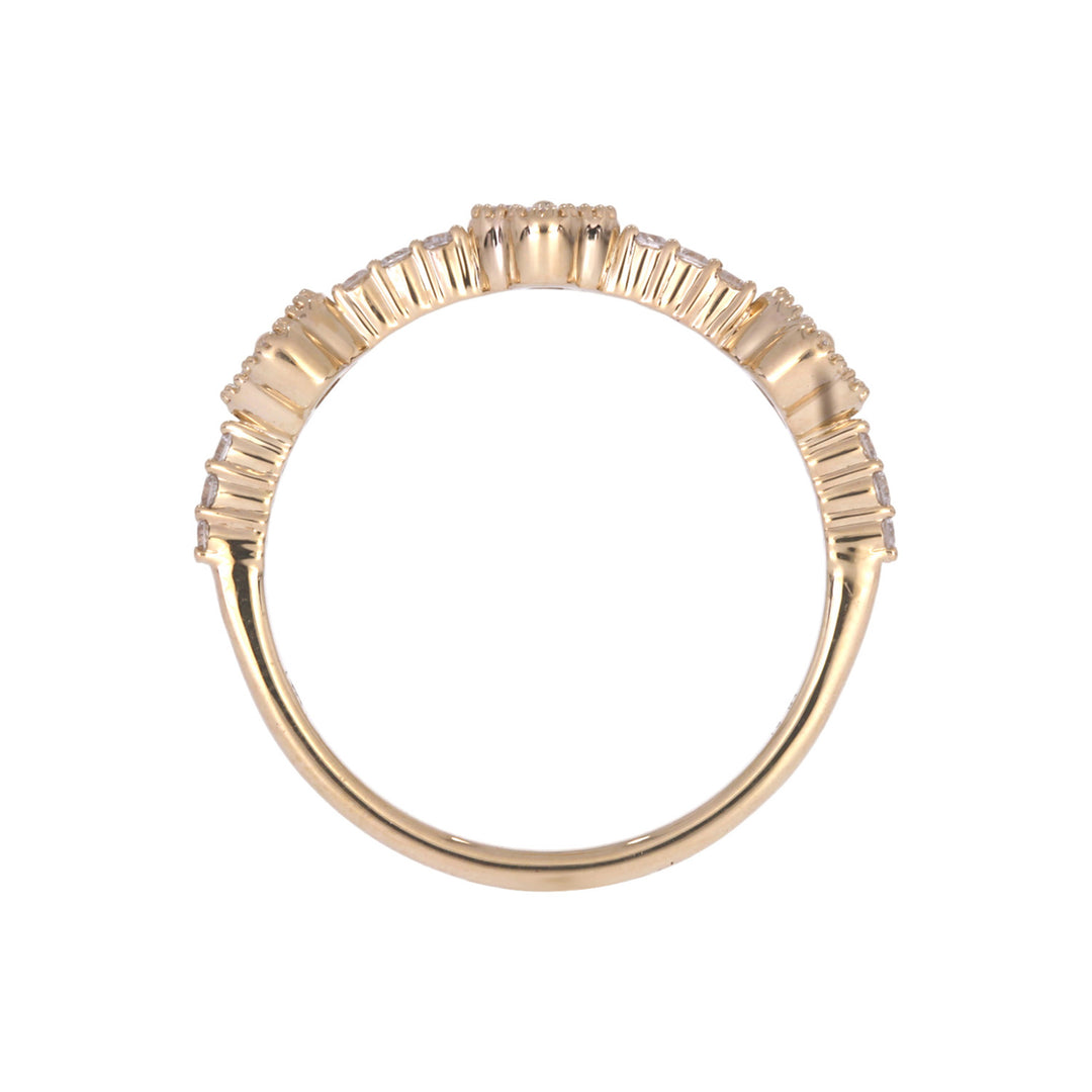 RAF02419. 14K Solid Gold Diamond Ring