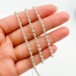 Load image into Gallery viewer, Z121SS. Sterling Silver Fancy Cable Chain