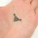 Load image into Gallery viewer, DC267. Diamond Sterling Silver Triangle Pendant
